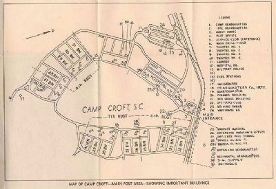 Camp Croft Map image. Click for full size.