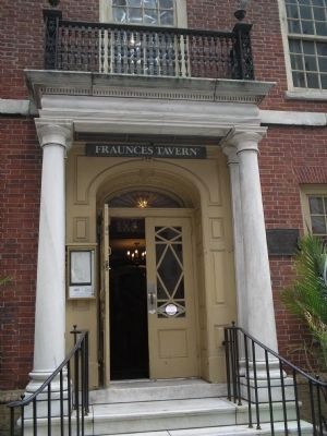 Fraunces Tavern Doorway image. Click for full size.