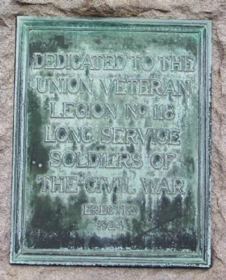 Union Veteran Legion No. 118 Marker. Click for full size. Union Veteran Legion No. 118 Marker image. Click for full size.