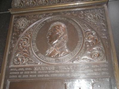 Top of Marinus Willett Marker image. Click for full size.