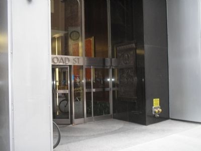 Marker in Lower Manhattan image. Click for full size.