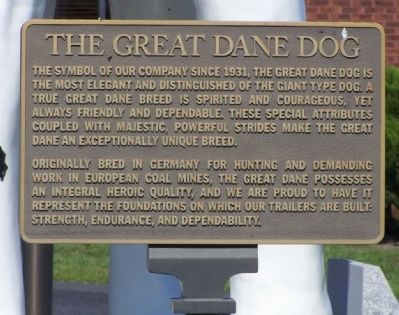The Great Dane Dog Marker image. Click for full size.