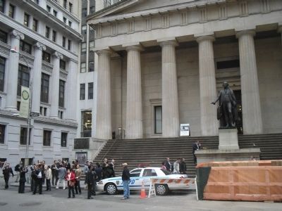 Federal Hall on Wall Street image. Click for full size.