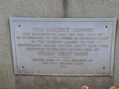 This Ancient Cannon Marker image. Click for full size.