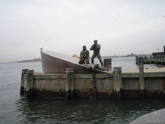 American Merchant Mariners' Memorial Marker image. Click for full size.