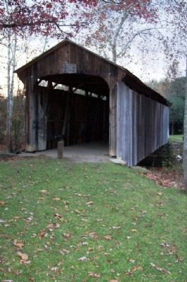 Salt Creek Bridge, east entrance image. Click for full size.