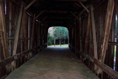 View through Salt Creek Bridge image. Click for full size.