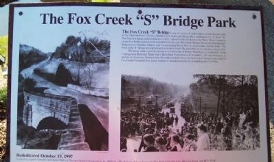 The Fox Creek "S" Bridge Park image. Click for full size.