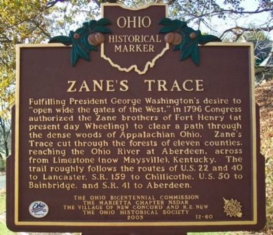 Zane's Trace Marker (side A) image. Click for full size.
