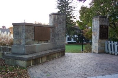 New Concord War Memorial Markers. Click for full size. New Concord War Memorial Markers image. Click for full size.