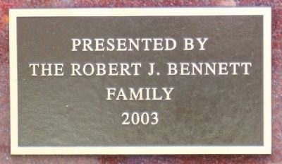 Emergency Services Memorial Presentation Marker. Click for full size. Emergency Services Memorial Presentation Marker image. Click for full size.