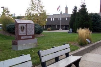 Purple Heart Memorial in DeMint Memorial Park image. Click for full size.