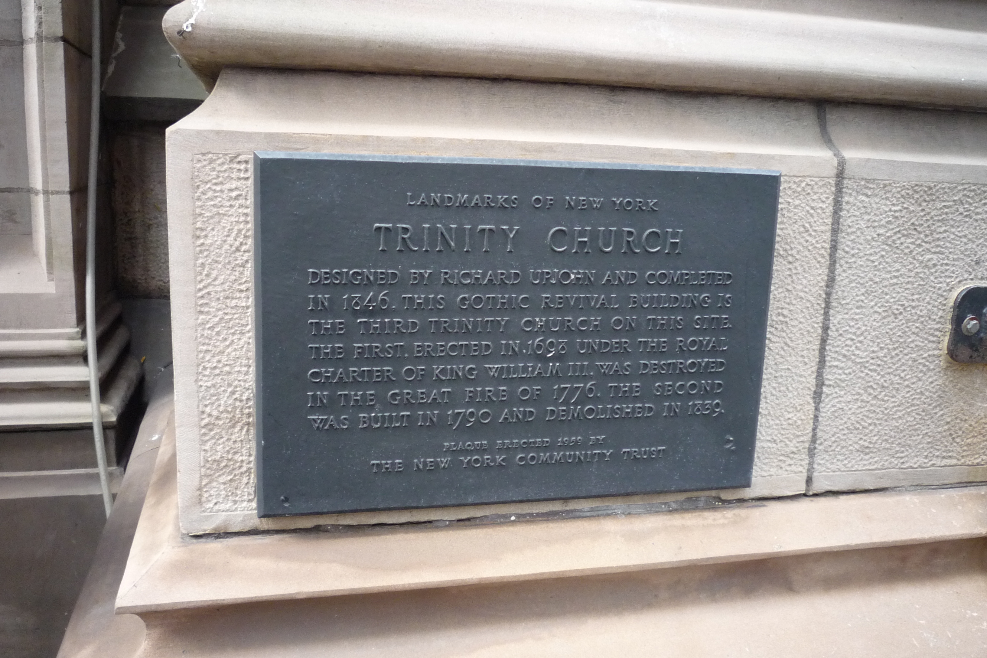 Trinity Church Marker