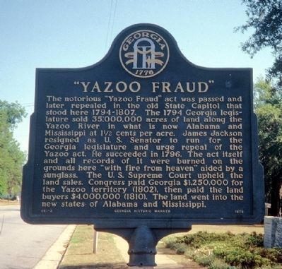 "Yazoo Fraud" Marker image. Click for full size.