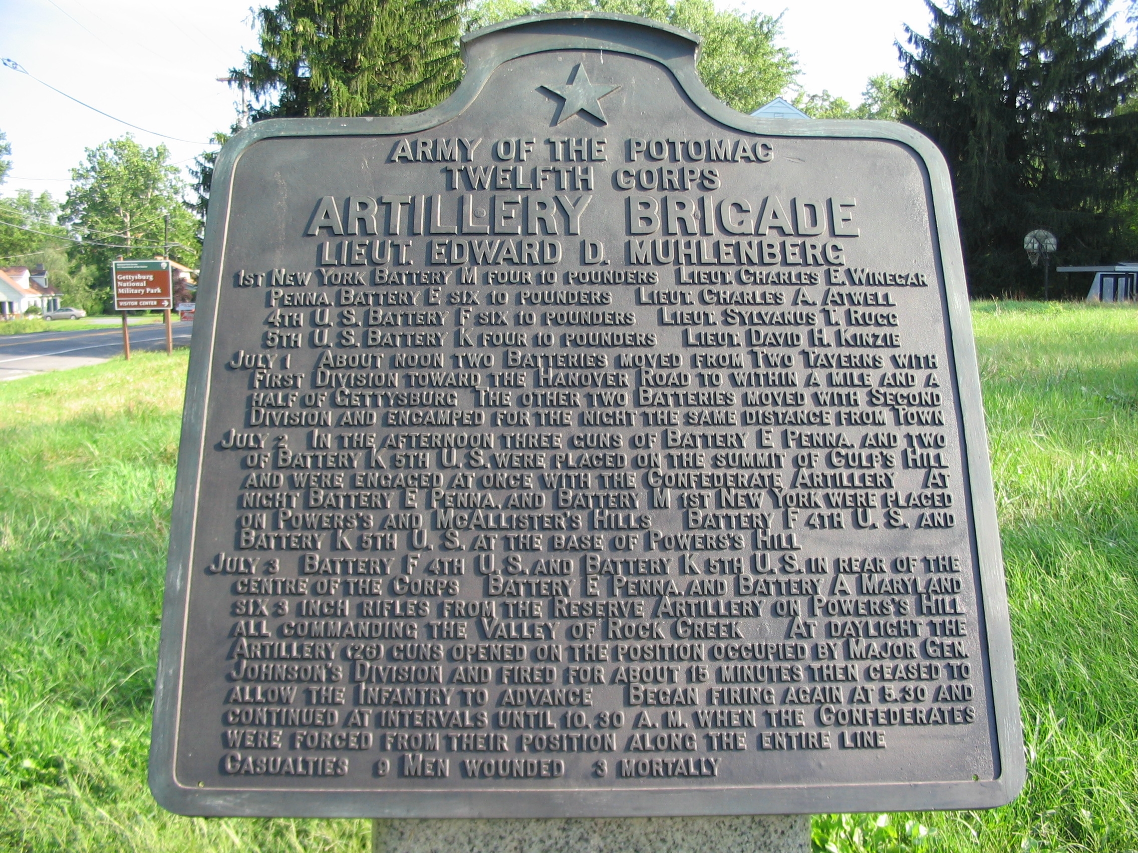 Artillery Brigade Tablet