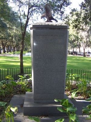 The Chatham Artillery Marker,east face image. Click for full size.