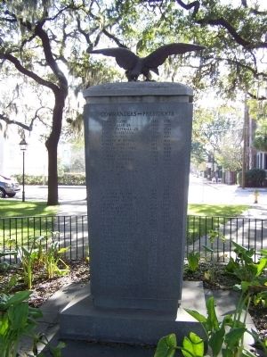 The Chatham Artillery Marker, north face image. Click for full size.