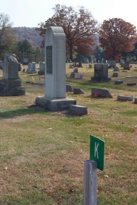 Winefordner Field Marker on Reverse of Grave Marker image. Click for full size.