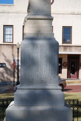 Newberry County Confederate Monument Marker - Southeast Side image. Click for full size.