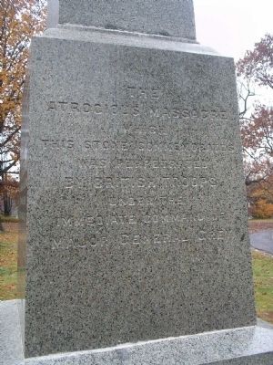 Left Side of Monument. Click for full size. Left Side of Monument image. Click for full size.