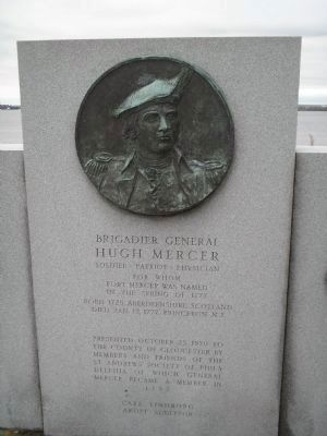 Brigadier General Hugh Mercer Marker image. Click for full size.