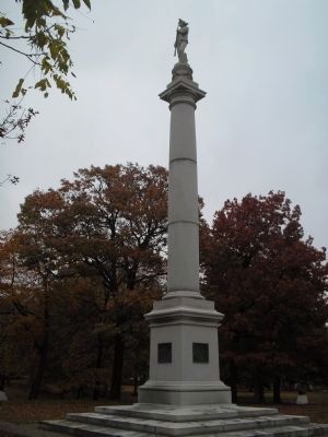 Colonel Christopher Greene Monument image. Click for full size.