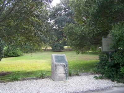 Captain Gascoigne Marker at the Park, between Demere Road and King's Way, St. Simons Island image. Click for full size.