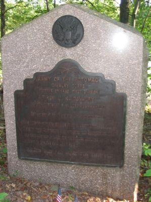 First U.S. Cavalry Tablet. Click for full size. First U.S. Cavalry Tablet image. Click for full size.