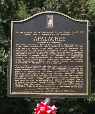 Apalachee Marker image. Click for full size.