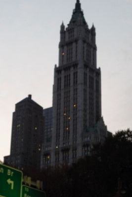 Woolworth Building (twilight) image. Click for full size.