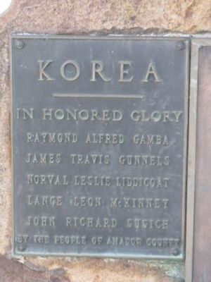 Korea Marker (Facing North) image. Click for full size.