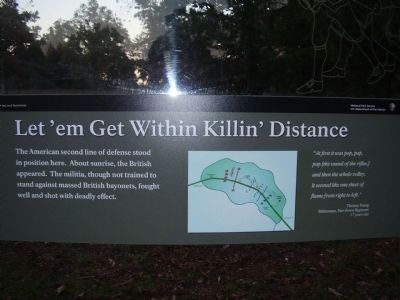 Let'em Get Within Killing'Distance Marker image. Click for full size.