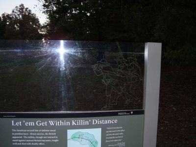 Let'em Get Within Killing'Distance Marker image. Click for full size.
