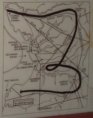 Map B from Fort Mercer is Alerted Marker image. Click for full size.