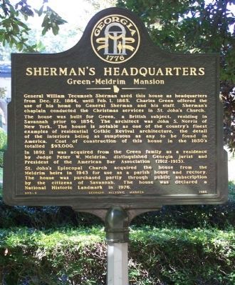 Sherman`s Headquarters Marker image. Click for full size.