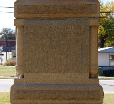 Jonesville Confederate Monument Marker - East Side image. Click for full size.