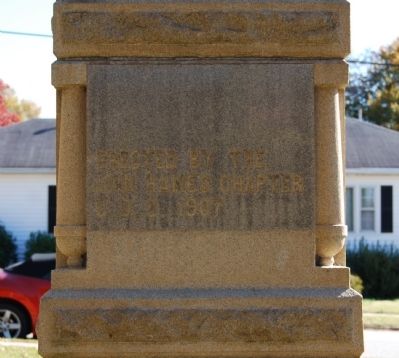 Jonesville Confederate Monument Marker - North Side image. Click for full size.