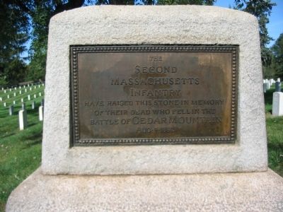 Second Massachusetts Infantry Monument. Click for full size. Second Massachusetts Infantry Monument image. Click for full size.