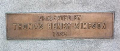 McConnelsville World War I Memorial Presentation Marker. Click for full size. McConnelsville World War I Memorial Presentation Marker image. Click for full size.