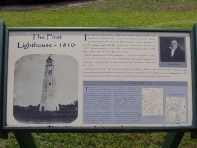 The First Lighthouse ~ 1810 Marker image. Click for full size.