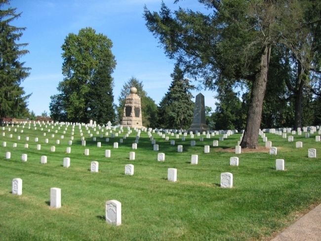 Culpeper National Cemetery. Click for full size. Culpeper National Cemetery image. Click for full size.