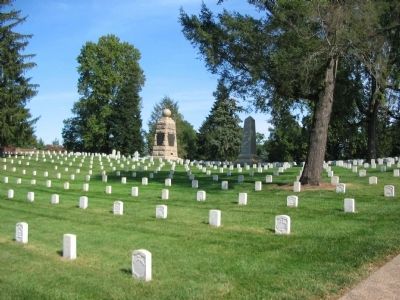 Culpeper National Cemetery. Click for full size. Culpeper National Cemetery image. Click for full size.