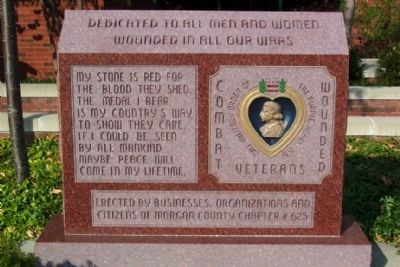 Purple Heart Memorial. Click for full size. Purple Heart Memorial image. Click for full size.