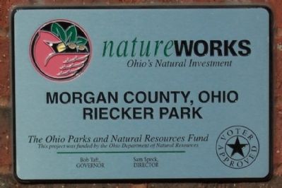 Riecker Park NatureWorks Marker. Click for full size. Riecker Park NatureWorks Marker image. Click for full size.