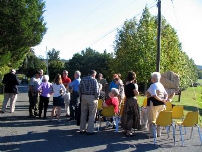 Dedication of the Etowah (Tumlin) Mounds Marker on October 7, 2006 image. Click for full size.