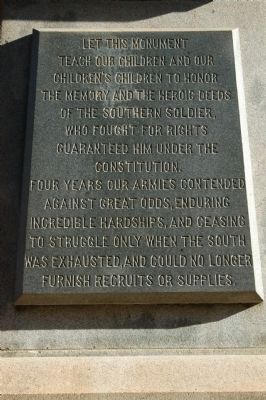 Spartanburg Confederate War Monument Marker image. Click for full size.