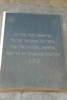 Spartanburg Confederate War Monument Marker image. Click for full size.