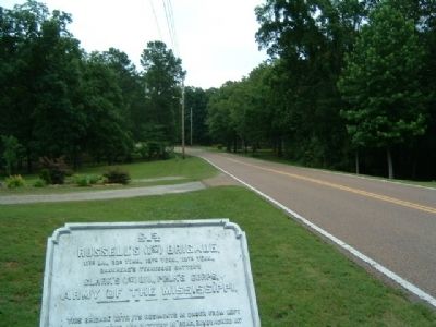 Russell's (1st) Brigade Marker. Click for full size. Russell's (1st) Brigade Marker image. Click for full size.