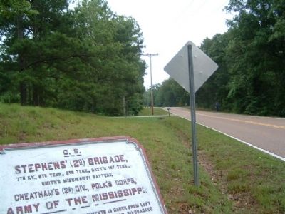 Stephens' (2d) Brigade Marker. Click for full size. Stephens' (2d) Brigade Marker image. Click for full size.