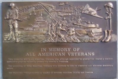 All Veterans Memorial Marker image. Click for full size.